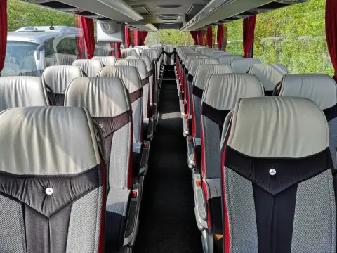 Interior de un autocar
